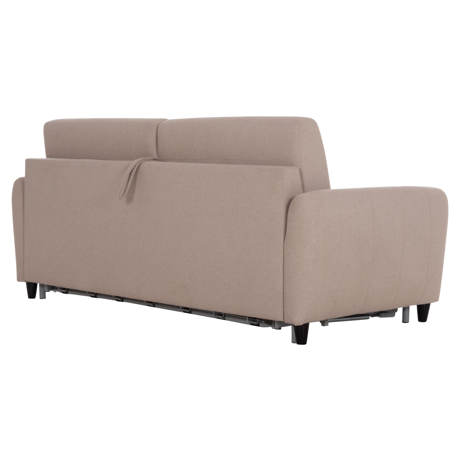 ΚΑΝΑΠΕΣ-ΚΡΕΒΑΤΙ ΜΕ ΑΝΑΔΙΠΛ.ΣΤΡΩΜΑ ETUDINE HM3311.02 ΜΠΕΖ ΥΦΑΣΜΑ 190x98x90Υεκ - Pakobazaar