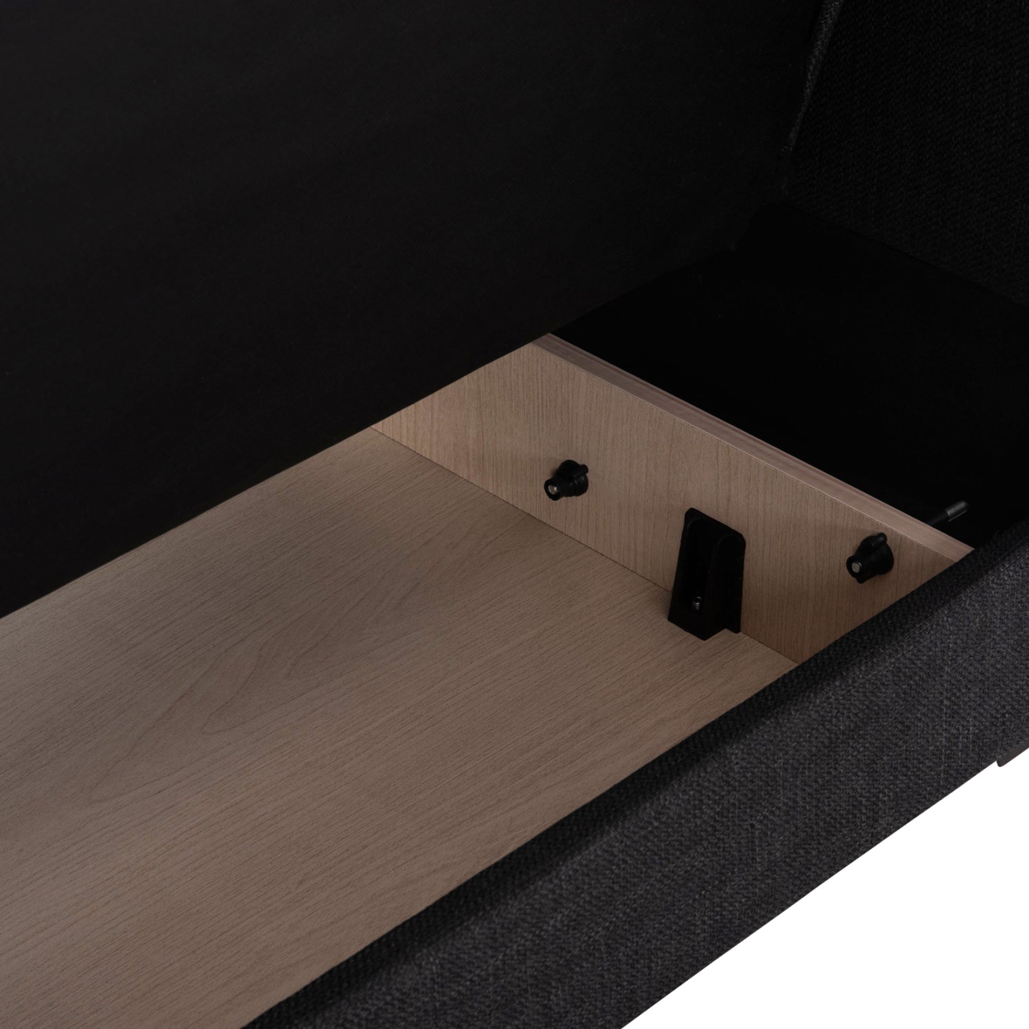 ΚΑΝΑΠΕΣ ΚΡΕΒΑΤΙ ΜΕ ΑΠΟΘ.ΧΩΡΟ TΡΙΘΕΣΙΟΣ NIKKO HM3292.01 ΓΚΡΙ ΥΦΑΣΜΑ 209x76x83Υεκ. - Pakobazaar