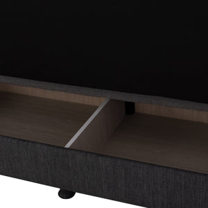 ΚΑΝΑΠΕΣ ΚΡΕΒΑΤΙ ΤΡΙΘΕΣΙΟΣ ΓΚΡΙ HM3239.03 180x72x77 εκ. - Pakobazaar