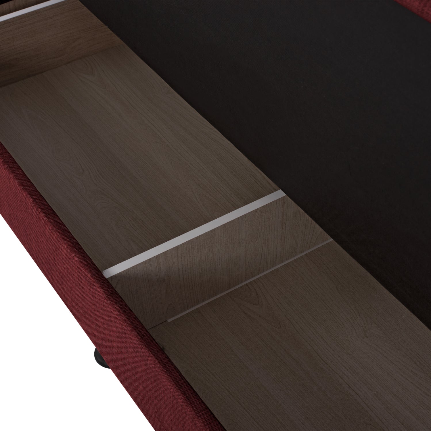 ΚΑΝΑΠΕΣ ΚΡΕΒΑΤΙ ANDRI ΤΡΙΘΕΣΙΟΣ ΚΟΚΚΙΝΟ HM3239.06 180x72x77 εκ. - Pakobazaar