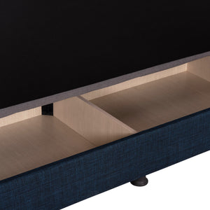 ΚΑΝΑΠΕΣ ΚΡΕΒΑΤΙ ANDRI ΤΡΙΘΕΣΙΟΣ ΜΠΛΕ HM3239.07 180x83x74Y εκ. - Pakobazaar