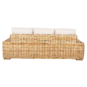 ΚΑΝΑΠΕΣ ΤΡΙΘΕΣΙΟΣ ΕΞ.ΧΩΡΟΥ TROPEL HM9808 ΞΥΛΟ MANGO-RATTAN ΦΥΣΙΚΟ-ΛΕΥΚΑ ΜΑΞΙΛΑΡΙΑ 216x88x85Υεκ - Pakobazaar