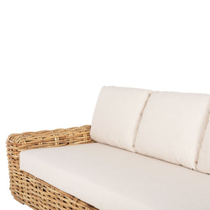 ΚΑΝΑΠΕΣ ΤΡΙΘΕΣΙΟΣ ΕΞ.ΧΩΡΟΥ TROPEL HM9808 ΞΥΛΟ MANGO-RATTAN ΦΥΣΙΚΟ-ΛΕΥΚΑ ΜΑΞΙΛΑΡΙΑ 216x88x85Υεκ - Pakobazaar