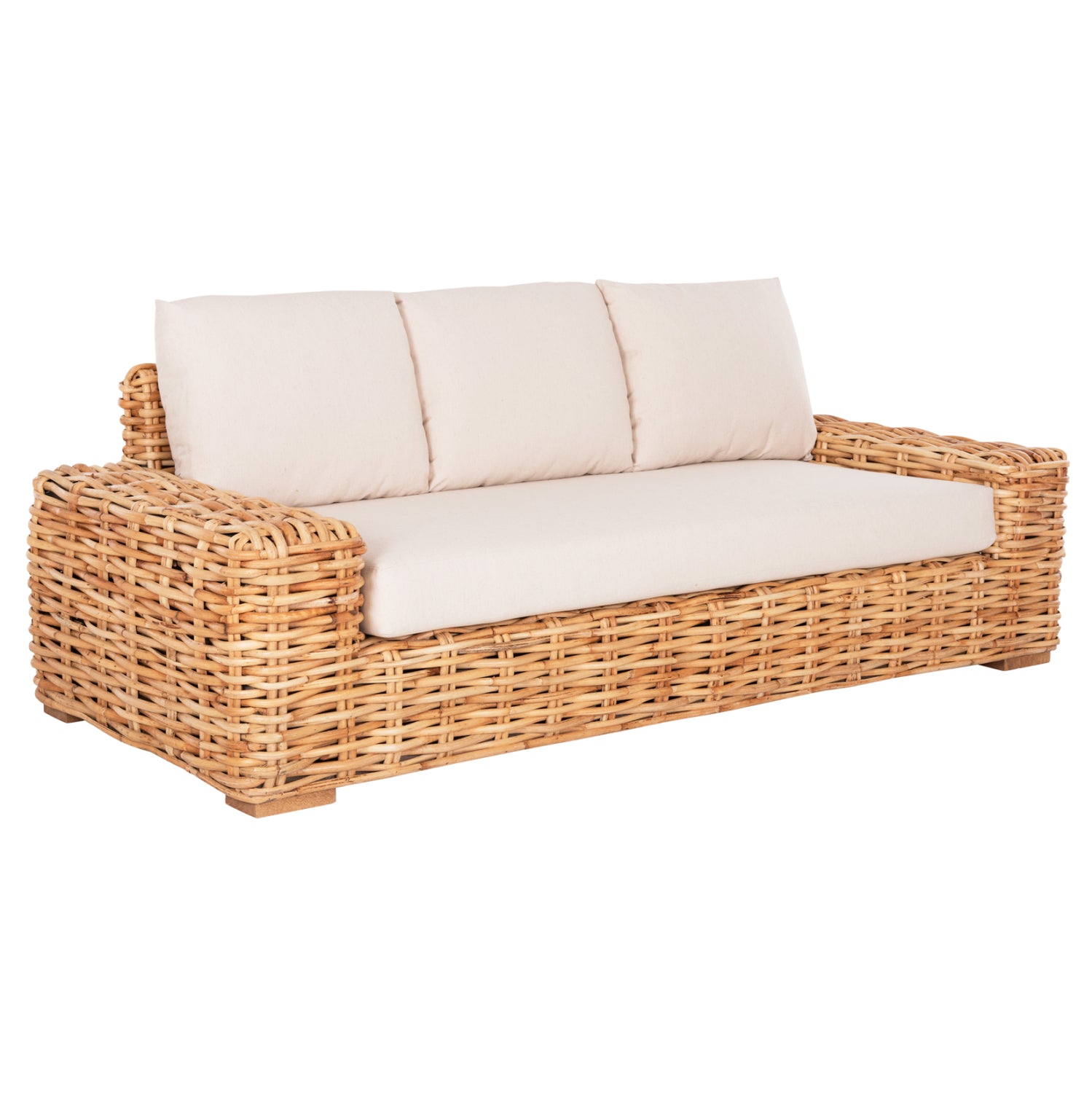 ΚΑΝΑΠΕΣ ΤΡΙΘΕΣΙΟΣ ΕΞ.ΧΩΡΟΥ TROPEL HM9808 ΞΥΛΟ MANGO-RATTAN ΦΥΣΙΚΟ-ΛΕΥΚΑ ΜΑΞΙΛΑΡΙΑ 216x88x85Υεκ - Pakobazaar