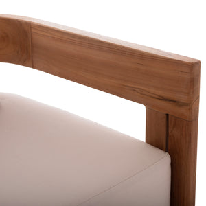 ΚΑΝΑΠΕΣ ΤΡΙΘΕΣΙΟΣ ΣΕΙΡΑ KIOTO HM6382 ΞΥΛΟ TEAK ΦΥΣΙΚΟ-ΜΠΕΖ ΜΑΞΙΛΑΡΙΑ 210x74x72Υεκ. - Pakobazaar
