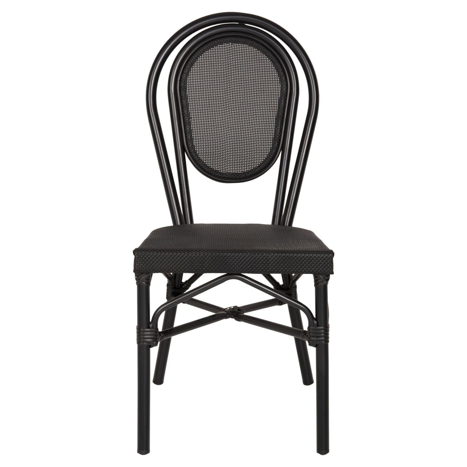 ΚΑΡΕΚΛΑ ΑΛΟΥΜΙΝΙΟΥ TRENT BAMBOO LOOK ΜΕ TEXTLINE 45x57x88 εκ. HM5052 - Pakobazaar