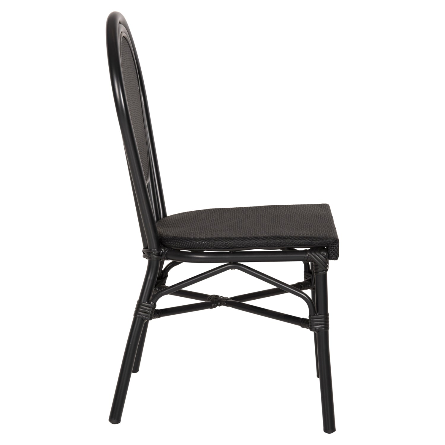 ΚΑΡΕΚΛΑ ΑΛΟΥΜΙΝΙΟΥ TRENT BAMBOO LOOK ΜΕ TEXTLINE 45x57x88 εκ. HM5052 - Pakobazaar