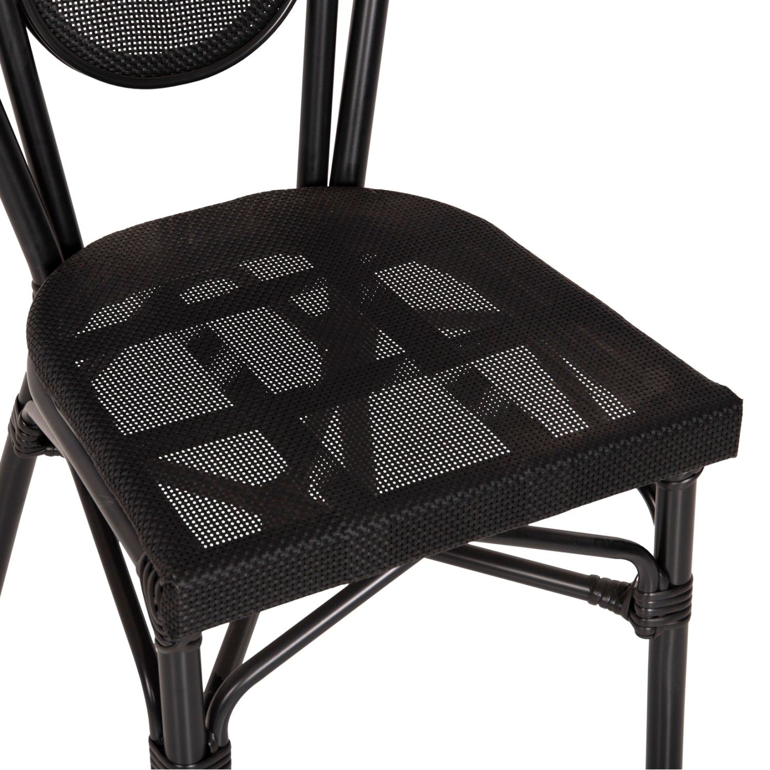 ΚΑΡΕΚΛΑ ΑΛΟΥΜΙΝΙΟΥ TRENT BAMBOO LOOK ΜΕ TEXTLINE 45x57x88 εκ. HM5052 - Pakobazaar