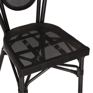 ΚΑΡΕΚΛΑ ΑΛΟΥΜΙΝΙΟΥ TRENT BAMBOO LOOK ΜΕ TEXTLINE 45x57x88 εκ. HM5052 - Pakobazaar