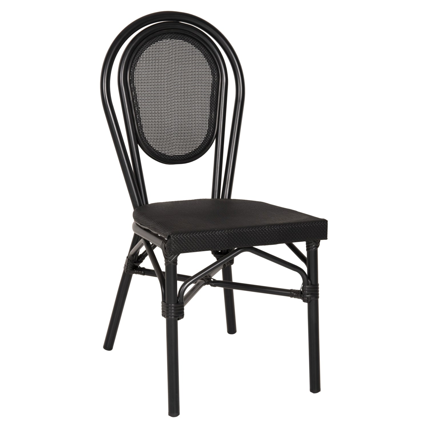 ΚΑΡΕΚΛΑ ΑΛΟΥΜΙΝΙΟΥ TRENT BAMBOO LOOK ΜΕ TEXTLINE 45x57x88 εκ. HM5052 - Pakobazaar