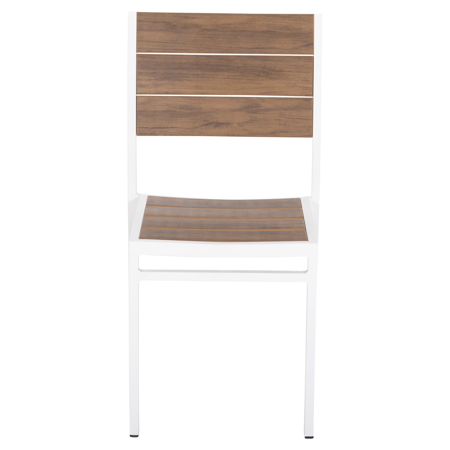 ΚΑΡΕΚΛΑ ΑΛΟΥΜΙΝΙΟΥ SAGA HM6063.01 ΛΕΥΚΗ ΜΕ POLYWOOD 46x52x86Υεκ. - Pakobazaar