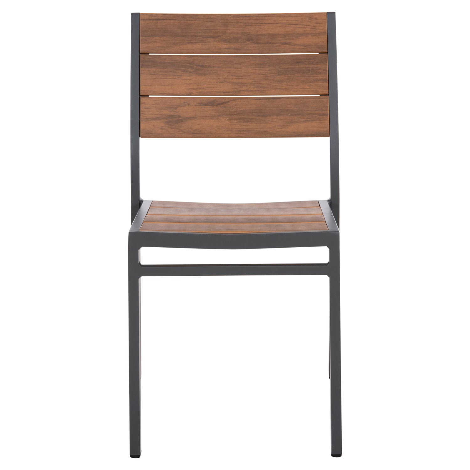 ΚΑΡΕΚΛΑ ΑΛΟΥΜΙΝΙΟΥ SAGA HM6063.02 ΣΚΟΥΡΟ ΓΚΡΙ ΜΕ POLYWOOD 46x52x86Υεκ. - Pakobazaar