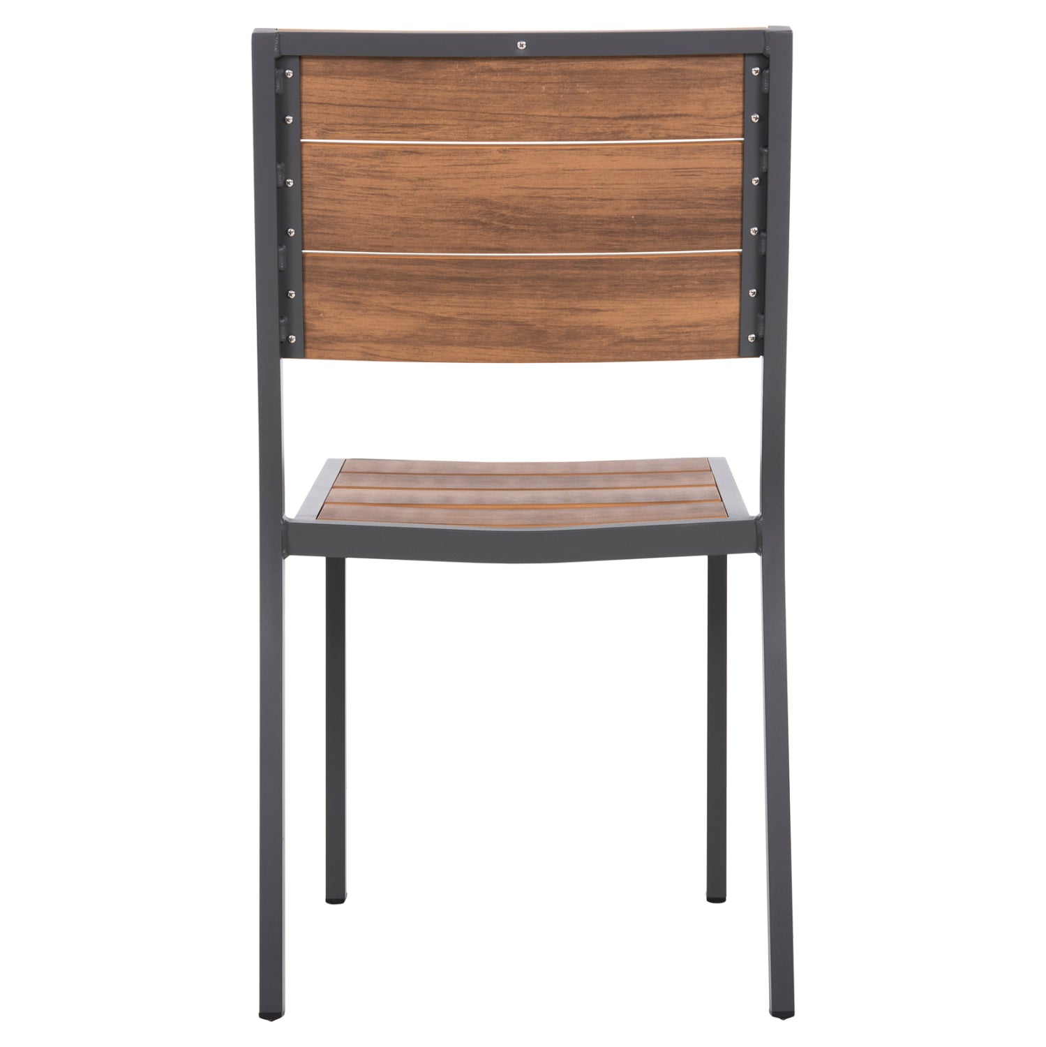 ΚΑΡΕΚΛΑ ΑΛΟΥΜΙΝΙΟΥ SAGA HM6063.02 ΣΚΟΥΡΟ ΓΚΡΙ ΜΕ POLYWOOD 46x52x86Υεκ. - Pakobazaar