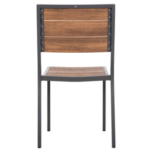 ΚΑΡΕΚΛΑ ΑΛΟΥΜΙΝΙΟΥ SAGA HM6063.02 ΣΚΟΥΡΟ ΓΚΡΙ ΜΕ POLYWOOD 46x52x86Υεκ. - Pakobazaar