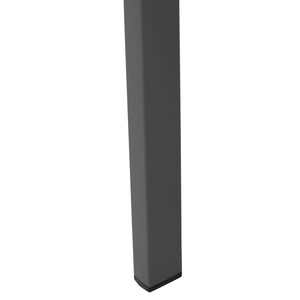 ΚΑΡΕΚΛΑ ΑΛΟΥΜΙΝΙΟΥ SAGA HM6063.02 ΣΚΟΥΡΟ ΓΚΡΙ ΜΕ POLYWOOD 46x52x86Υεκ. - Pakobazaar