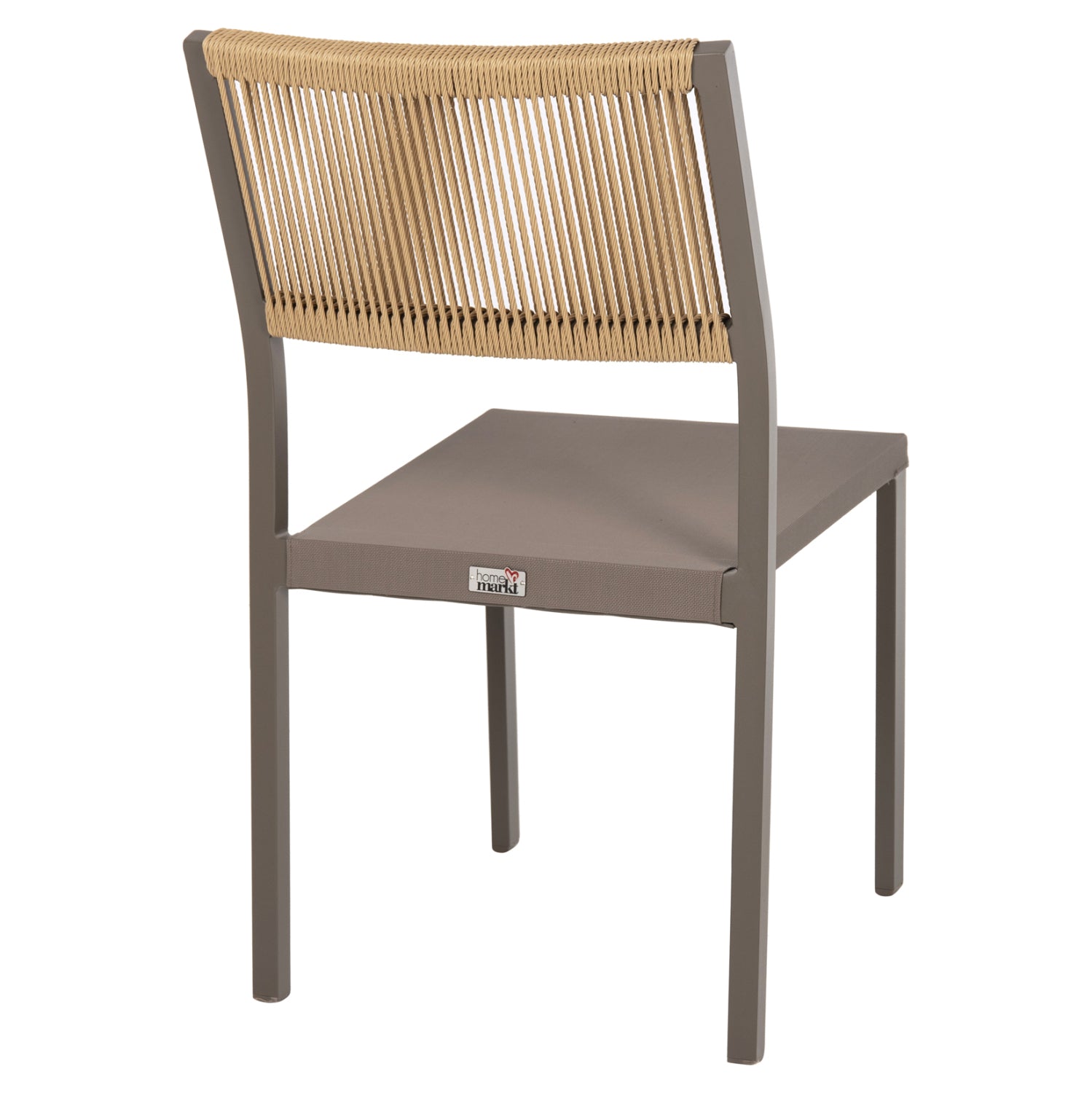 ΚΑΡΕΚΛΑ ΑΛΟΥΜΙΝΙΟΥ ΣΑΜΠΑΝΙ ΜΕ RATTAN & TEXTLINE HM5921.03 46x55,5x83 εκ. - Pakobazaar