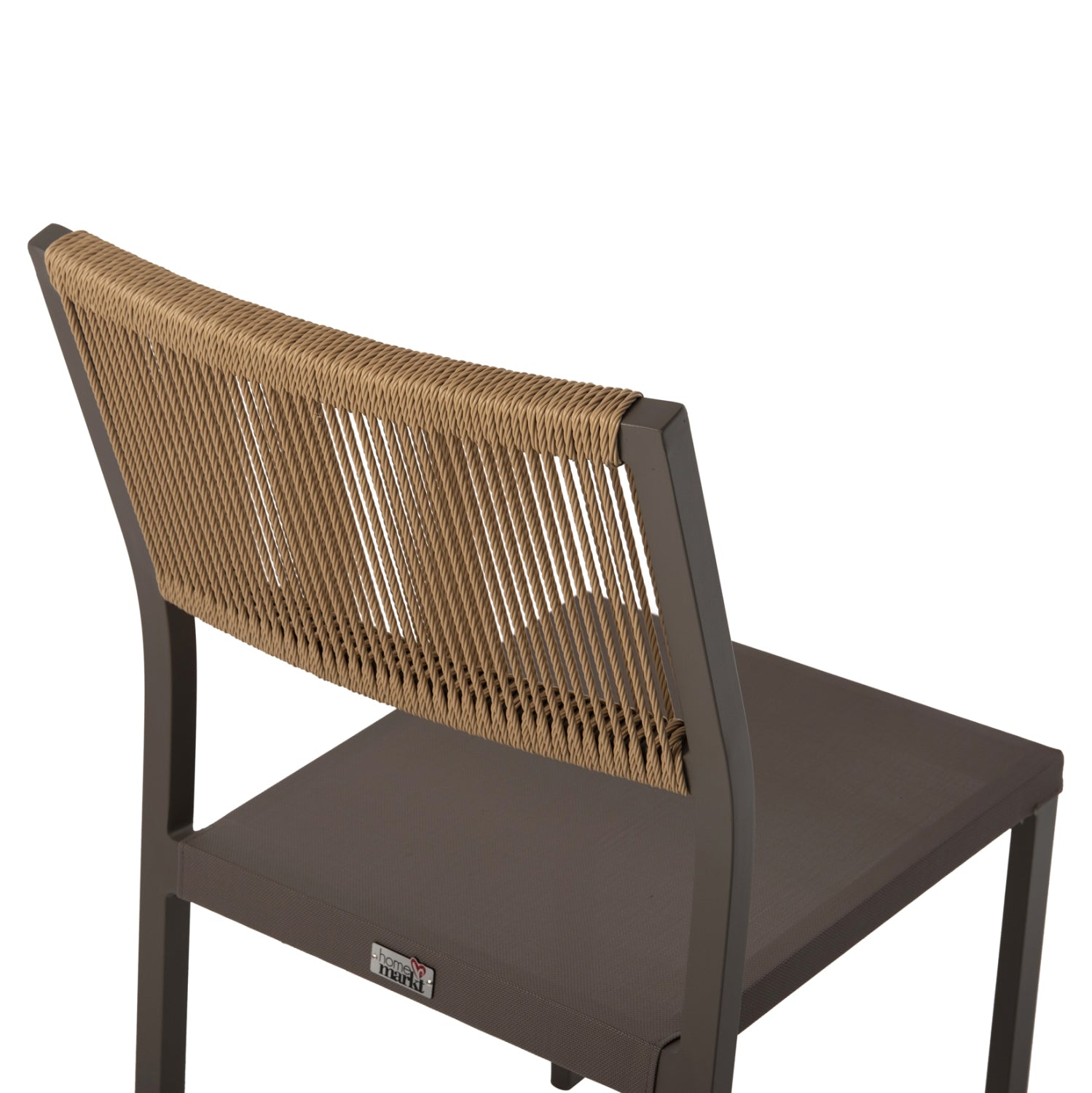 ΚΑΡΕΚΛΑ ΑΛΟΥΜΙΝΙΟΥ ΣΑΜΠΑΝΙ ΜΕ RATTAN & TEXTLINE HM5921.03 46x55,5x83 εκ. - Pakobazaar