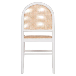 ΚΑΡΕΚΛΑ ΑΠΟ ΟΞΙΑ ΣΕ ΛΕΥΚΟ-RATTAN ΜΠΕΖ HM9407.03 43x50x87Yεκ. - Pakobazaar