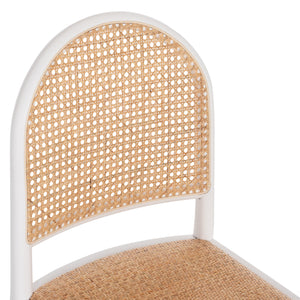 ΚΑΡΕΚΛΑ ΑΠΟ ΟΞΙΑ ΣΕ ΛΕΥΚΟ-RATTAN ΜΠΕΖ HM9407.03 43x50x87Yεκ. - Pakobazaar