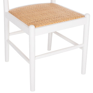 ΚΑΡΕΚΛΑ ΑΠΟ ΟΞΙΑ ΣΕ ΛΕΥΚΟ-RATTAN ΜΠΕΖ HM9407.03 43x50x87Yεκ. - Pakobazaar