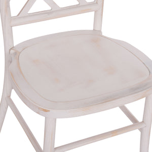ΚΑΡΕΚΛΑ ΑΠΟ ΞΥΛΟ ΤΟΟΝ WHITE WASH 44.5x48x96Υεκ.HM9410.05 - Pakobazaar