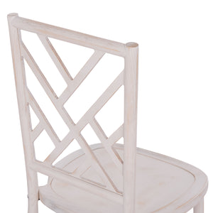 ΚΑΡΕΚΛΑ ΑΠΟ ΞΥΛΟ ΤΟΟΝ WHITE WASH 44.5x48x96Υεκ.HM9410.05 - Pakobazaar