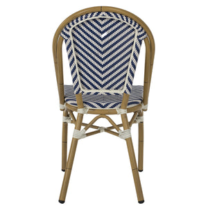 ΚΑΡΕΚΛΑ BAMBOO LOOK ΜΠΛΕ-ΛΕΥΚΟ HM5860.02 46x56x88Y εκ. - Pakobazaar