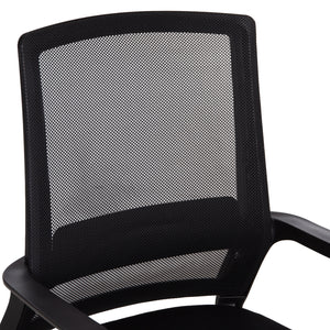 ΚΑΡΕΚΛΑ ΕΠΙΣΚΕΠΤΗ CASTER HM1228.01 PP--MESH--ΜΕΤΑΛΛΟ ΜΑΥΡΟ 46x52x94Υεκ - Pakobazaar