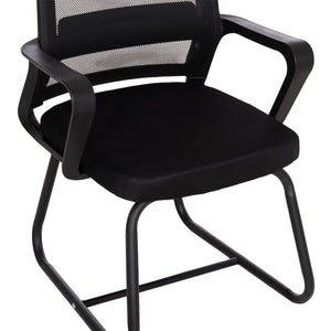 ΚΑΡΕΚΛΑ ΕΠΙΣΚΕΠΤΗ CASTER HM1228.01 PP--MESH--ΜΕΤΑΛΛΟ ΜΑΥΡΟ 46x52x94Υεκ - Pakobazaar