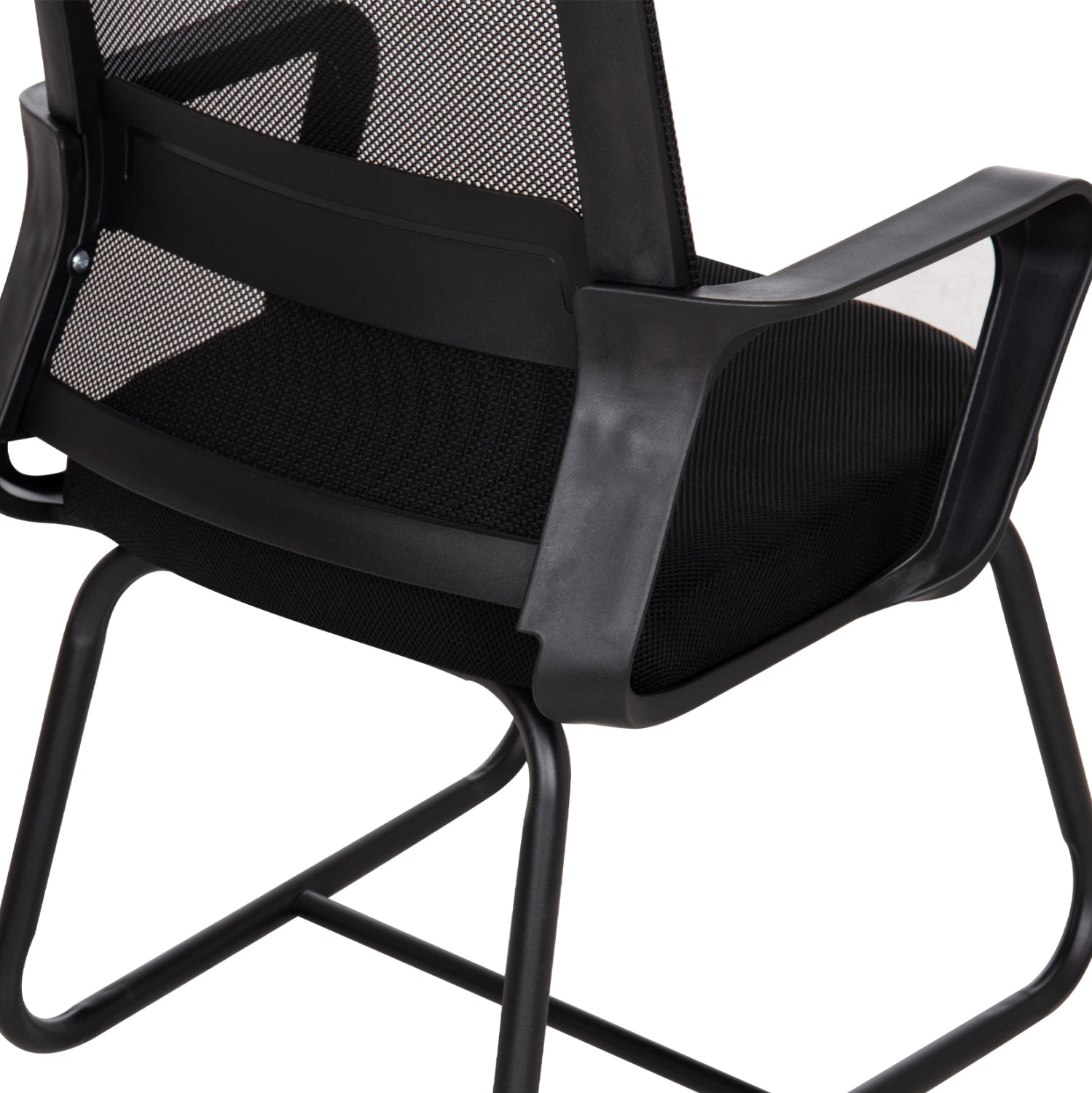 ΚΑΡΕΚΛΑ ΕΠΙΣΚΕΠΤΗ CASTER HM1228.01 PP--MESH--ΜΕΤΑΛΛΟ ΜΑΥΡΟ 46x52x94Υεκ - Pakobazaar