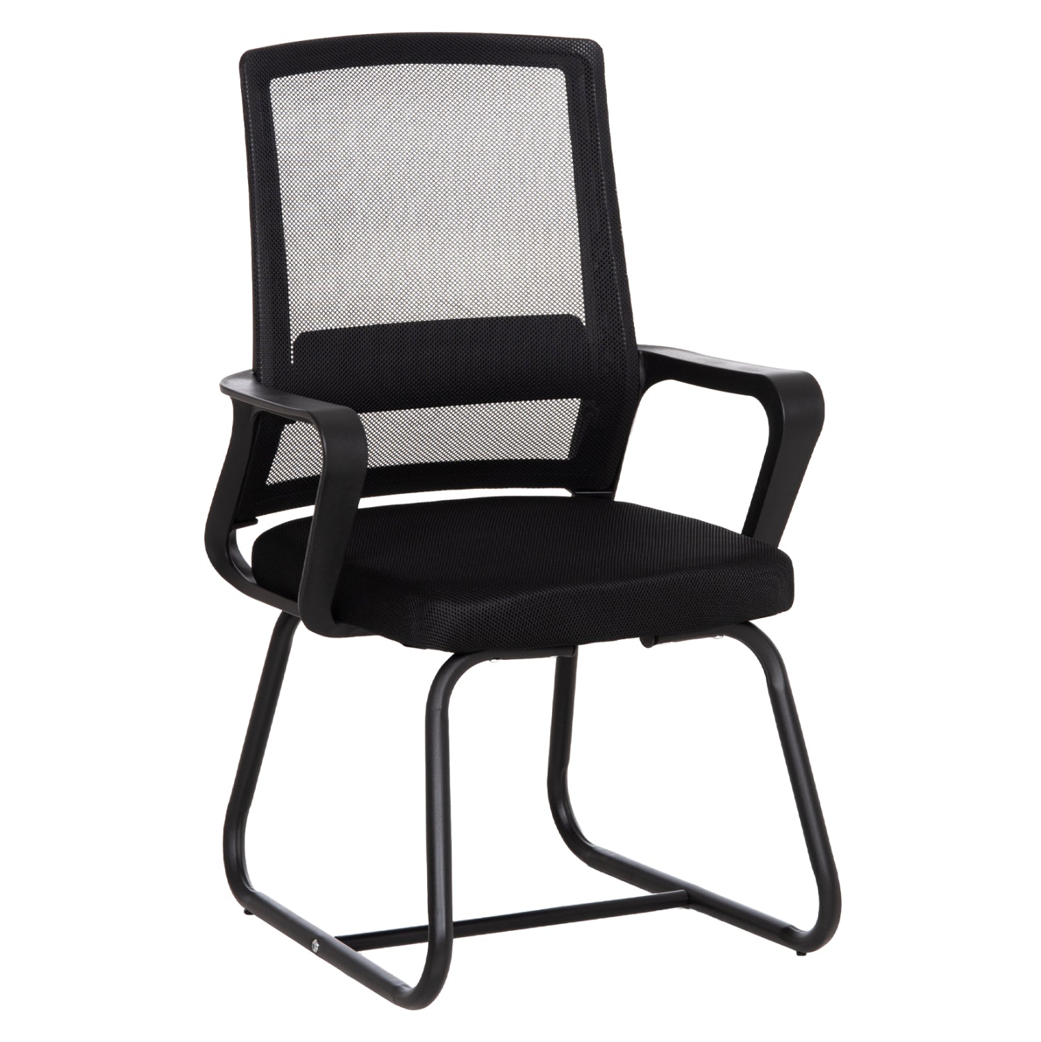 ΚΑΡΕΚΛΑ ΕΠΙΣΚΕΠΤΗ CASTER HM1228.01 PP--MESH--ΜΕΤΑΛΛΟ ΜΑΥΡΟ 46x52x94Υεκ - Pakobazaar