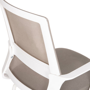 ΚΑΡΕΚΛΑ ΕΠΙΣΚΕΠΤΗ CASTER HM1228.02 ΛΕΥΚΟ ΜΕΤΑΛΛΟ/PP--ΑΝΟΙΧΤΟ ΓΚΡΙ MESH 58x56x93Υεκ - Pakobazaar