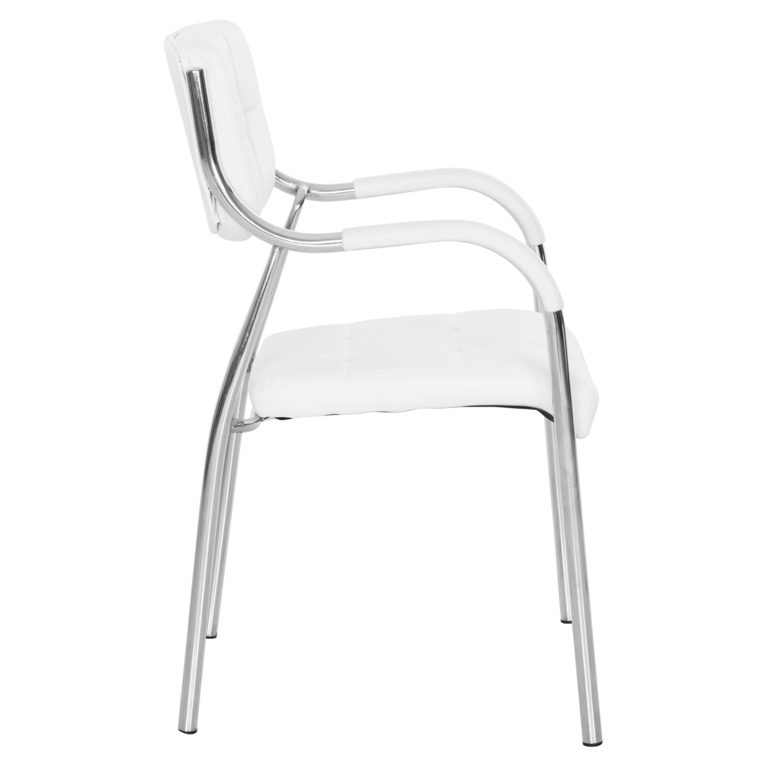 ΚΑΡΕΚΛΑ ΓΡΑΦΕΙΟΥ ΕΠΙΣΚΕΠΤΟΥ OBERON HM1018.02 ΑΣΠΡΟ PU 51x52x88Yεκ. - Pakobazaar