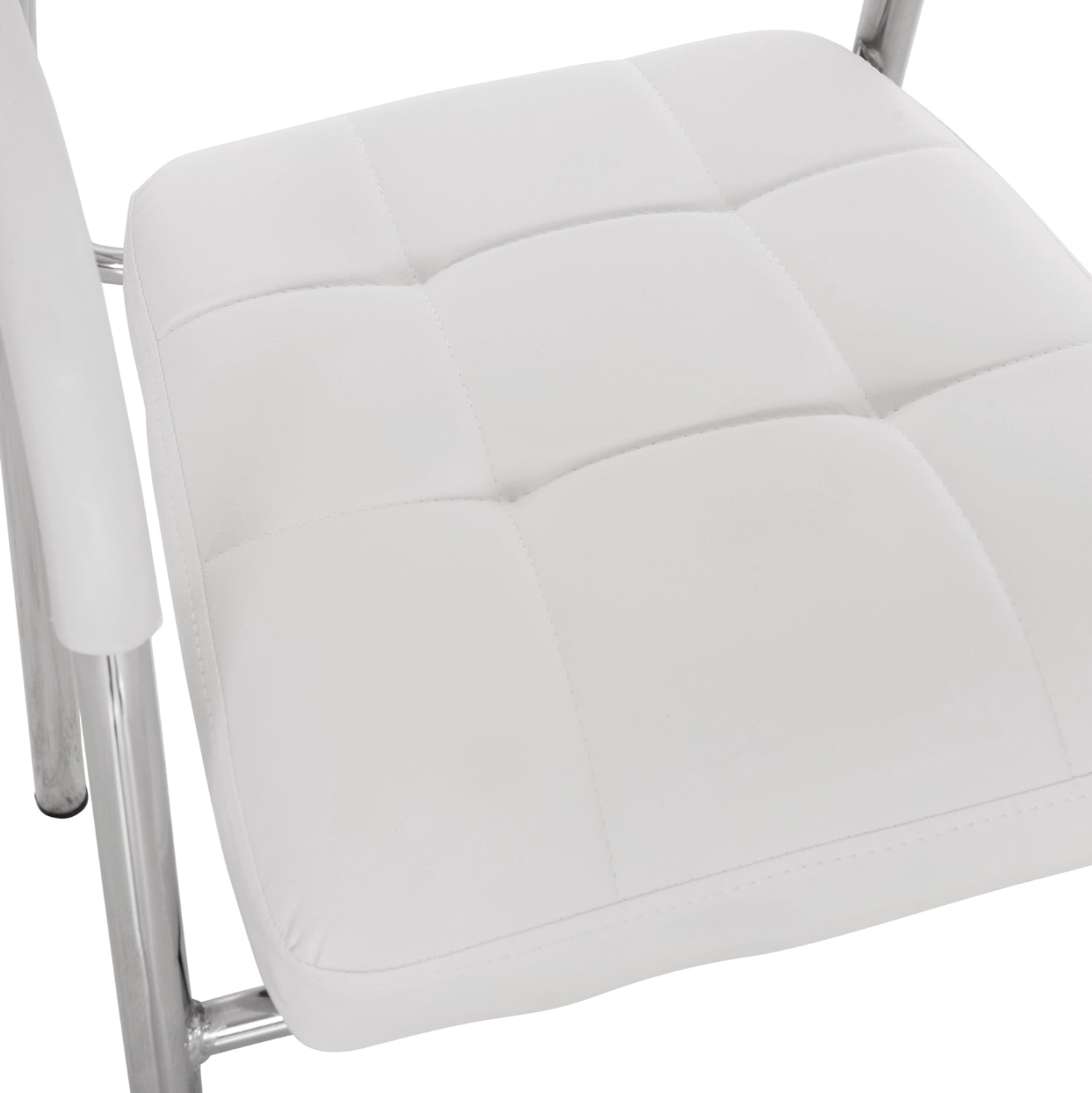 ΚΑΡΕΚΛΑ ΓΡΑΦΕΙΟΥ ΕΠΙΣΚΕΠΤΟΥ OBERON HM1018.02 ΑΣΠΡΟ PU 51x52x88Yεκ. - Pakobazaar