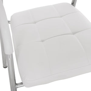 ΚΑΡΕΚΛΑ ΓΡΑΦΕΙΟΥ ΕΠΙΣΚΕΠΤΟΥ OBERON HM1018.02 ΑΣΠΡΟ PU 51x52x88Yεκ. - Pakobazaar