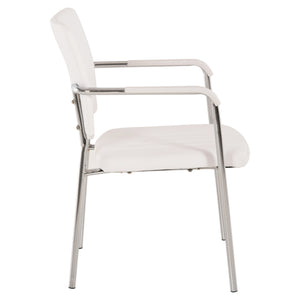 ΚΑΡΕΚΛΑ QUESTA ΜΕ ΜΠΡΑΤΣΑ HM1070.02 ΛΕΥΚΗ 56,5x59x85 cm - Pakobazaar