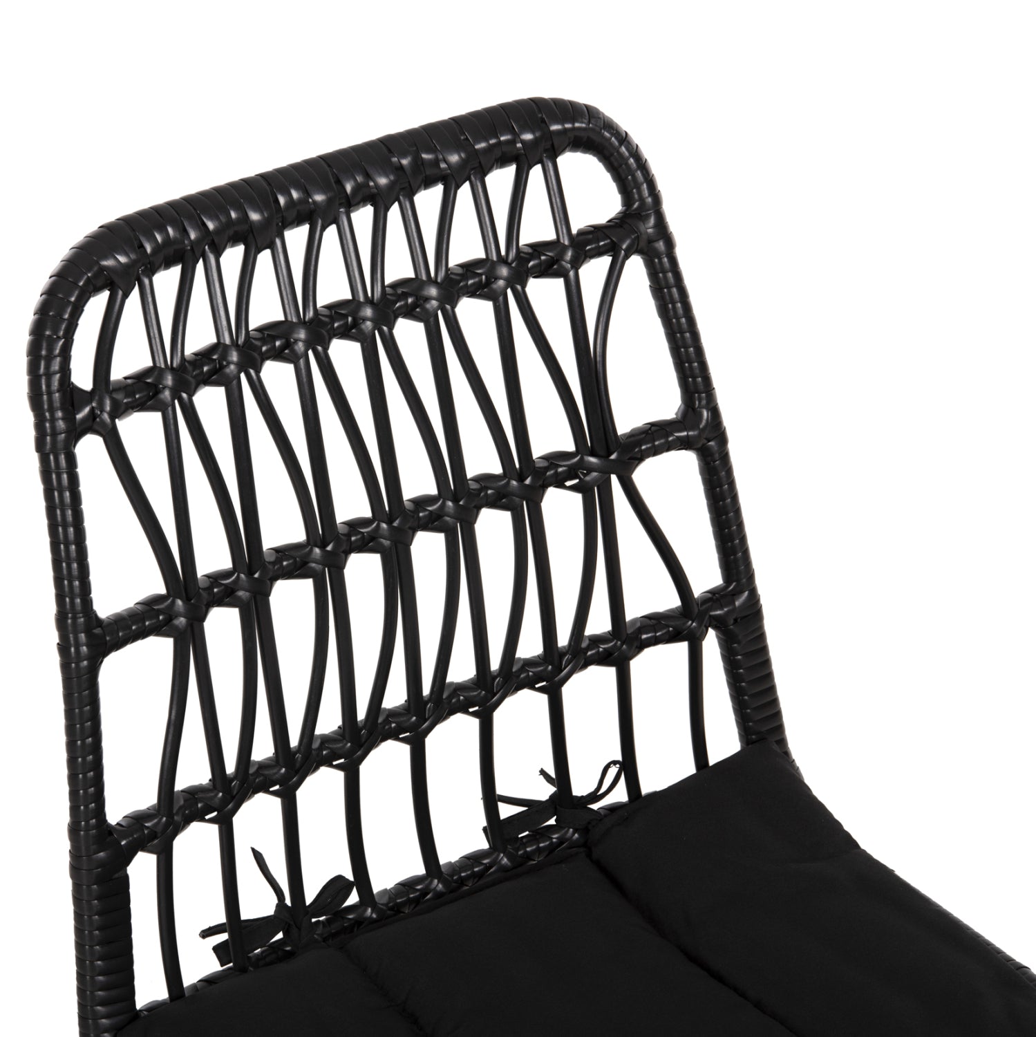 ΚΑΡΕΚΛΑ ΕΞ.ΧΩΡΟΥ ALLEGRA HM5453.12 ΜΕΤΑΛΛΟ-ΜΑΞΙΛΑΡΙ-WICKER ΜΑΥΡΟ 52x52x83,5Yεκ. - Pakobazaar