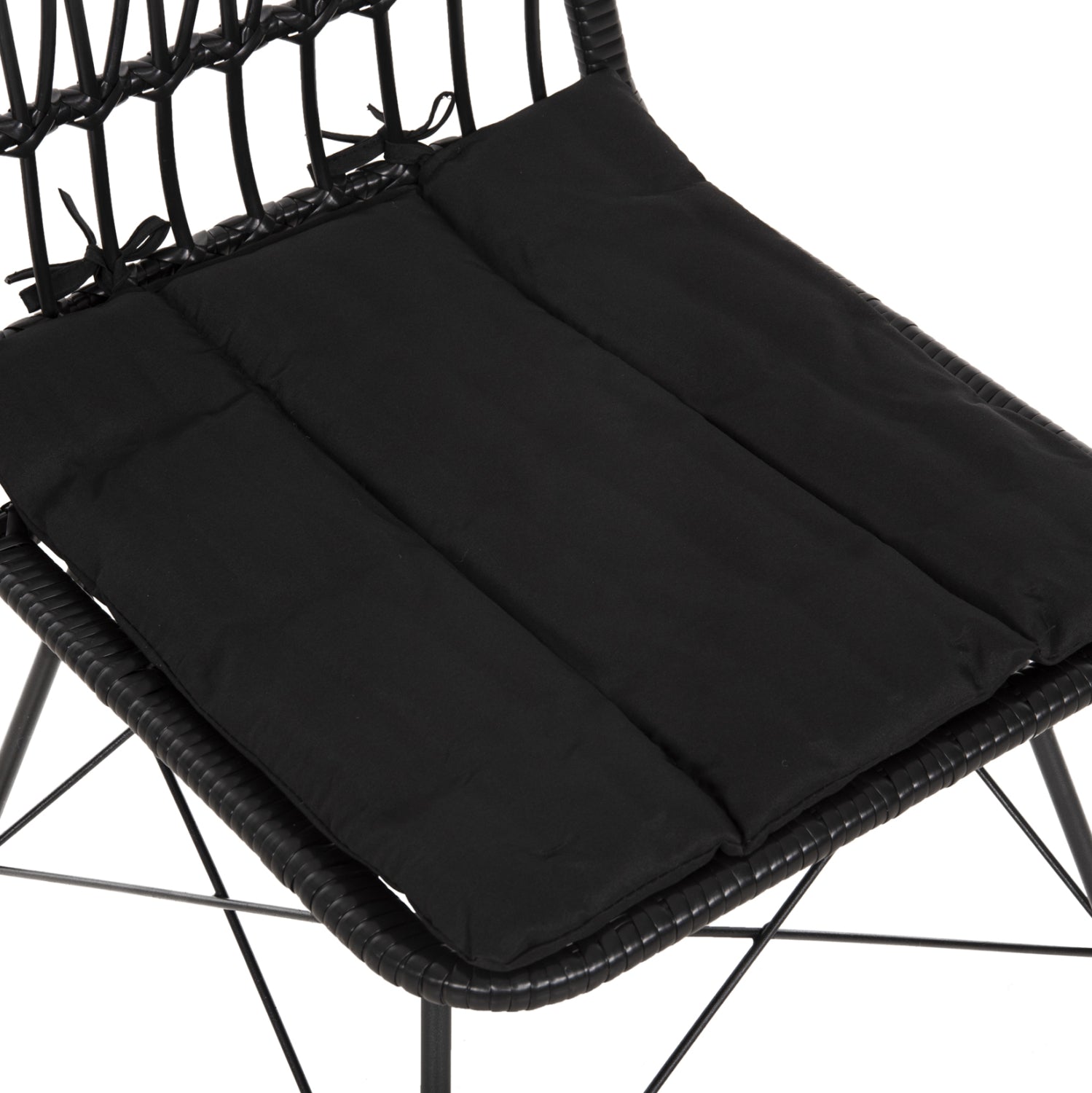 ΚΑΡΕΚΛΑ ΕΞ.ΧΩΡΟΥ ALLEGRA HM5453.12 ΜΕΤΑΛΛΟ-ΜΑΞΙΛΑΡΙ-WICKER ΜΑΥΡΟ 52x52x83,5Yεκ. - Pakobazaar