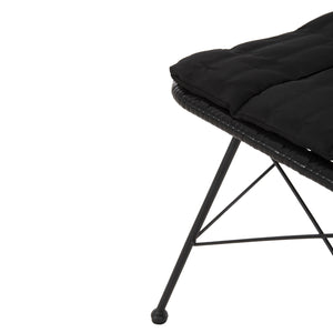 ΚΑΡΕΚΛΑ ΕΞ.ΧΩΡΟΥ ALLEGRA HM5453.12 ΜΕΤΑΛΛΟ-ΜΑΞΙΛΑΡΙ-WICKER ΜΑΥΡΟ 52x52x83,5Yεκ. - Pakobazaar