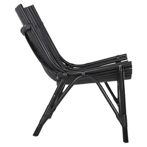 ΚΑΡΕΚΛΑ ΕΞΩΤ.ΧΩΡΟΥ CELLION HM9812.02 ΡΑΒΔΟΙ RATTAN ΣΕ ΜΑΥΡΟ ΧΡΩΜΑ 76x72x83Υεκ. - Pakobazaar