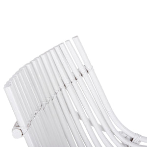 ΚΑΡΕΚΛΑ ΕΞΩΤ.ΧΩΡΟΥ CELLION HM9812.03 ΡΑΒΔΟΙ RATTAN ΣΕ ΛΕΥΚΟ ΧΡΩΜΑ 76x72x83Υεκ. - Pakobazaar