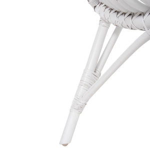 ΚΑΡΕΚΛΑ ΕΞΩΤ.ΧΩΡΟΥ CELLION HM9812.03 ΡΑΒΔΟΙ RATTAN ΣΕ ΛΕΥΚΟ ΧΡΩΜΑ 76x72x83Υεκ. - Pakobazaar