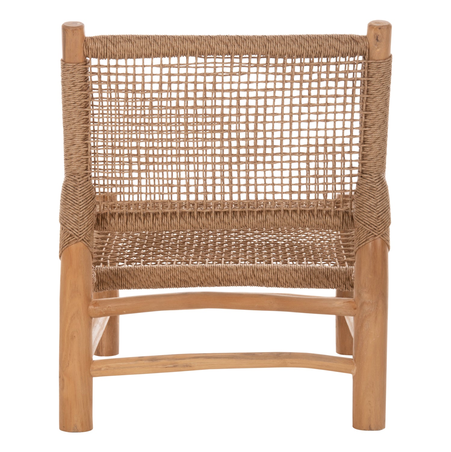 ΚΑΡΕΚΛΑ LONDER HM5986 ΞΥΛΟ TEAK ΣΕ ΦΥΣΙΚΟ ΚΑΙ ΣΥΝΘΕΤΙΚΟ RATTAN 63x77x77Υεκ. - Pakobazaar