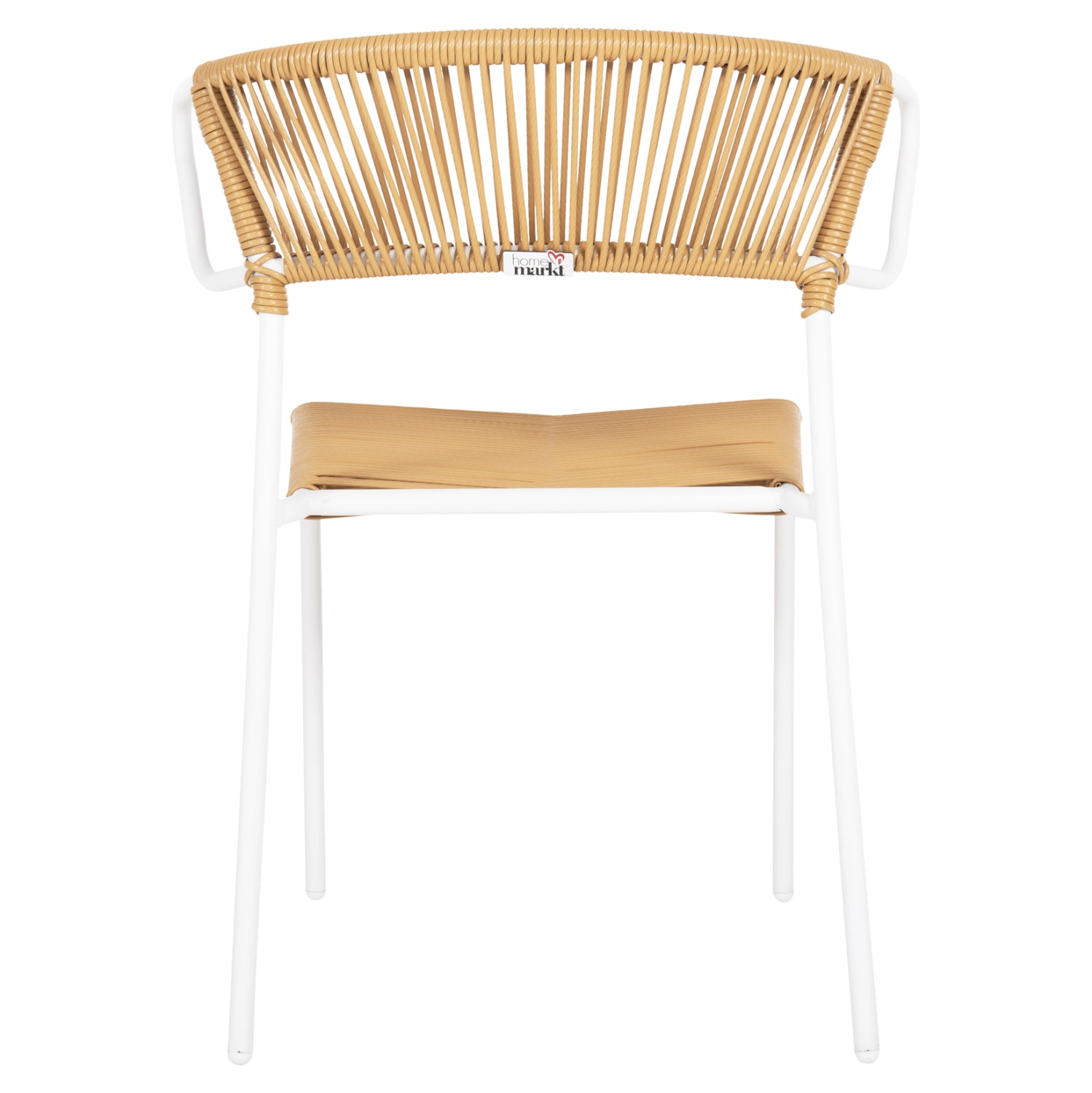 ΚΑΡΕΚΛΑ SUKI HM6053.01 ΜΕΤΑΛΛO ΛΕΥΚΟ KAI ΣΥΝΘ. RATTAN ΣΕ ΦΥΣΙΚΟ 54x62x80Υεκ - Pakobazaar