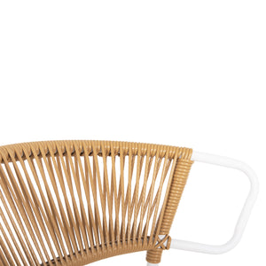 ΚΑΡΕΚΛΑ SUKI HM6053.01 ΜΕΤΑΛΛO ΛΕΥΚΟ KAI ΣΥΝΘ. RATTAN ΣΕ ΦΥΣΙΚΟ 54x62x80Υεκ - Pakobazaar