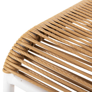 ΚΑΡΕΚΛΑ SUKI HM6053.01 ΜΕΤΑΛΛO ΛΕΥΚΟ KAI ΣΥΝΘ. RATTAN ΣΕ ΦΥΣΙΚΟ 54x62x80Υεκ - Pakobazaar