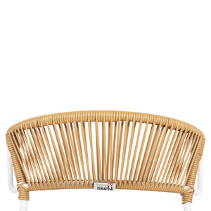 ΚΑΡΕΚΛΑ SUKI HM6053.01 ΜΕΤΑΛΛO ΛΕΥΚΟ KAI ΣΥΝΘ. RATTAN ΣΕ ΦΥΣΙΚΟ 54x62x80Υεκ - Pakobazaar
