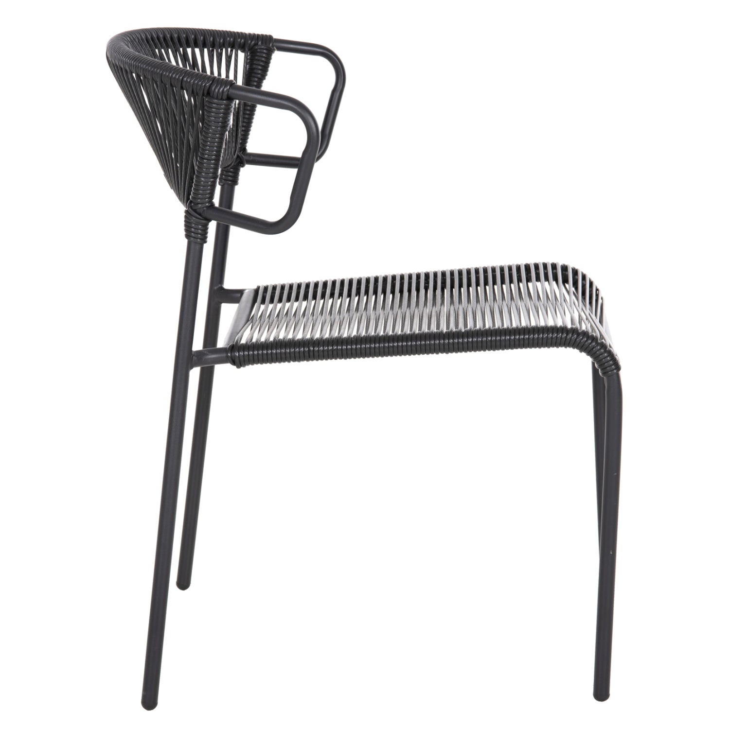 ΚΑΡΕΚΛΑ SUKI HM6053.02 ΜΕΤΑΛΛO KAI ΣΥΝΘΕΤΙΚΟ RATTAN ΣΕ ΜΑΥΡΟ 54x62x80Υεκ - Pakobazaar