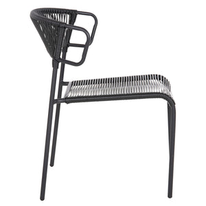 ΚΑΡΕΚΛΑ SUKI HM6053.02 ΜΕΤΑΛΛO KAI ΣΥΝΘΕΤΙΚΟ RATTAN ΣΕ ΜΑΥΡΟ 54x62x80Υεκ - Pakobazaar