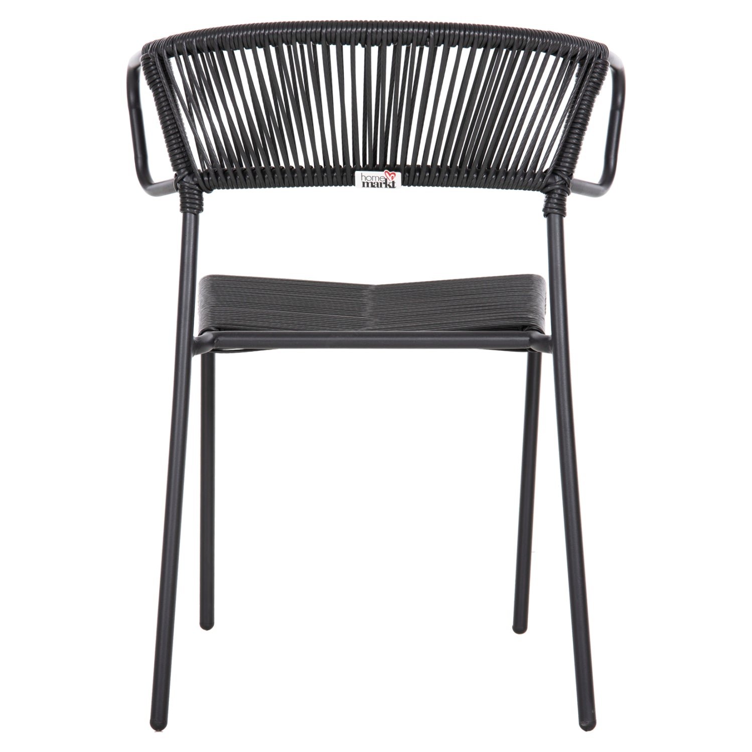ΚΑΡΕΚΛΑ SUKI HM6053.02 ΜΕΤΑΛΛO KAI ΣΥΝΘΕΤΙΚΟ RATTAN ΣΕ ΜΑΥΡΟ 54x62x80Υεκ - Pakobazaar